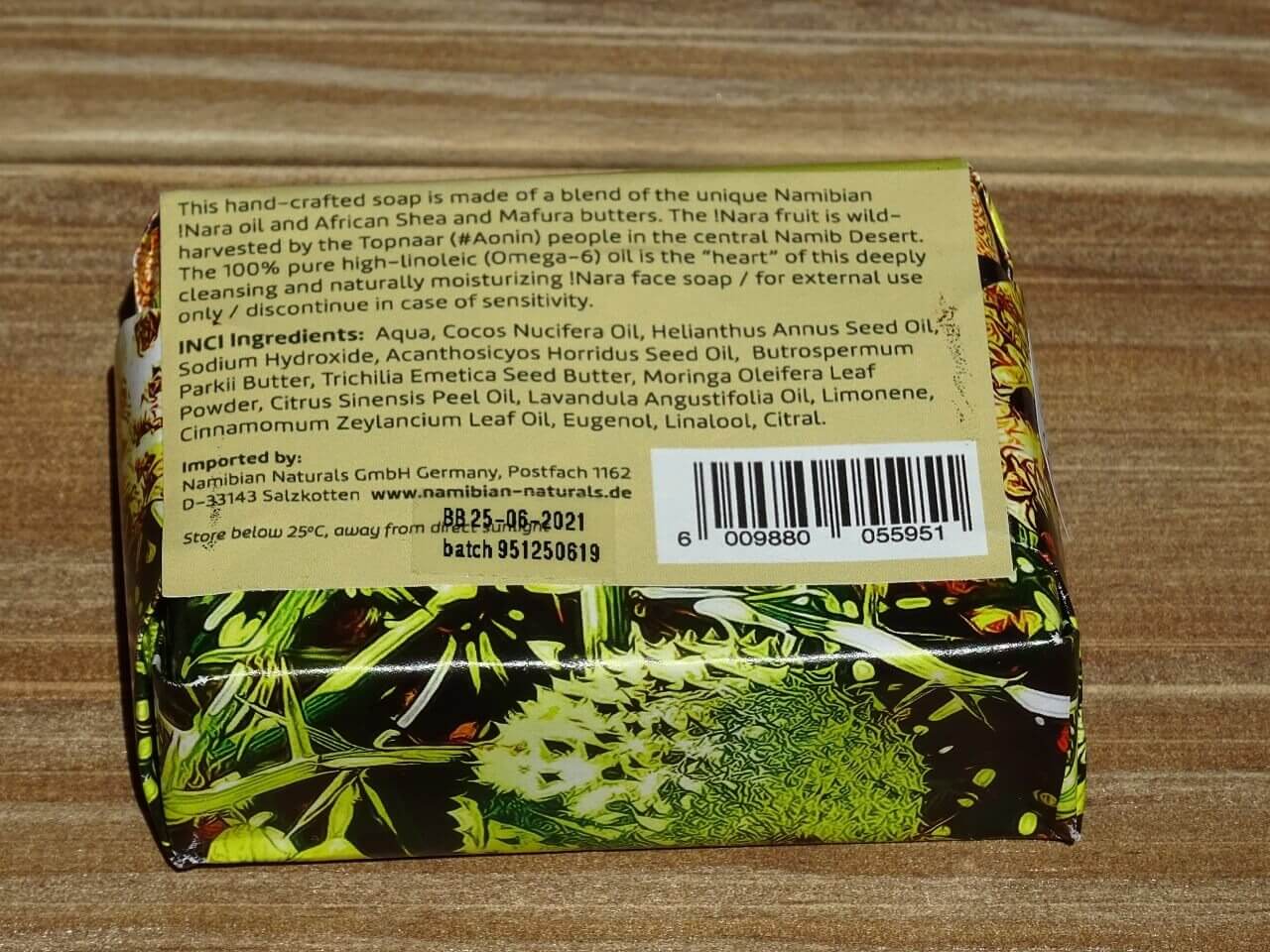 !Nara Körperseife Moringa, handgemacht 80 g