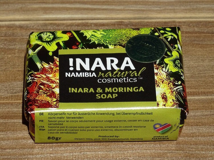!Nara Körperseife Moringa, handgemacht 80 g