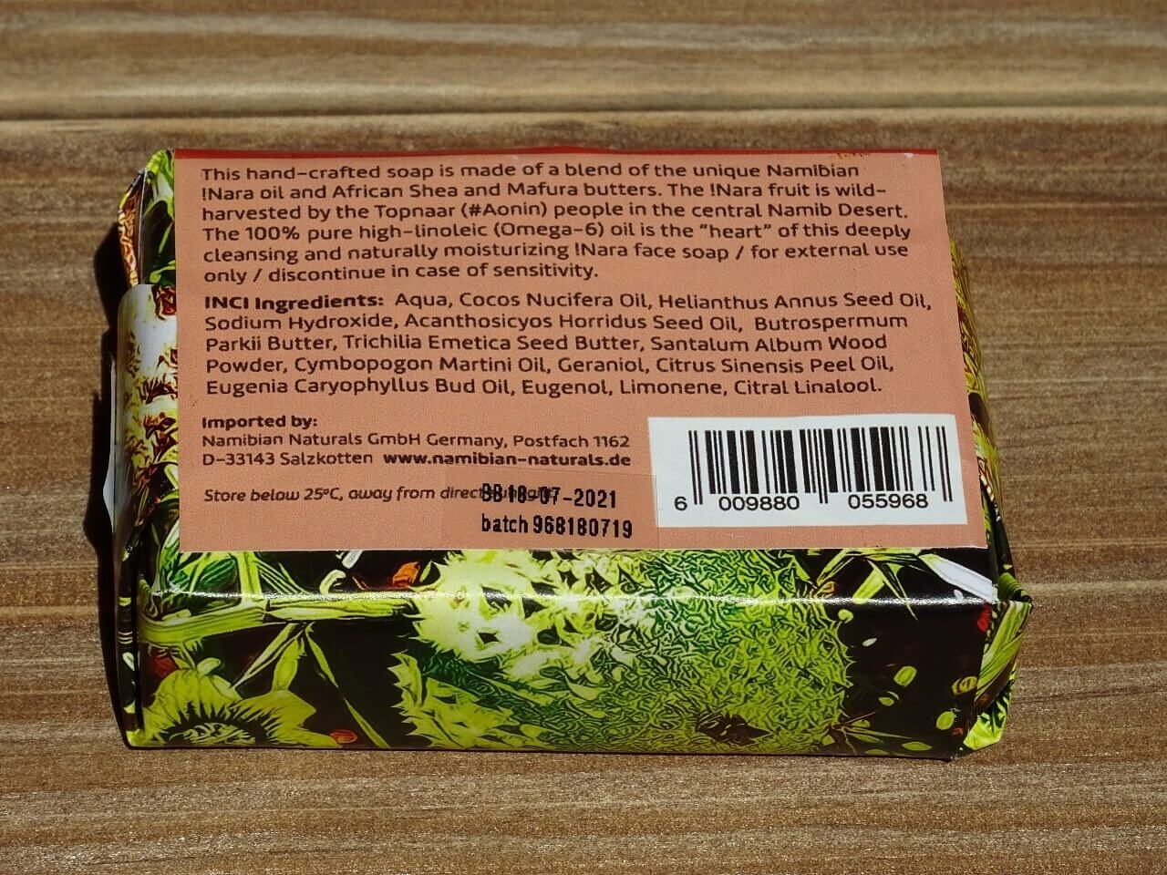 !Nara Körperseife Sandelholz, handgemacht 80 g