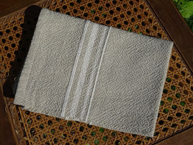 Barrydale Hand Weavers Contemporary Towel Variegated "Stripes Stone"