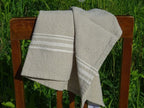 Barrydale Hand Weavers Contemporary Towel Variegated "Stripes Stone"