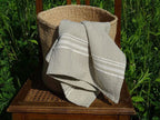 Barrydale Hand Weavers Contemporary Towel Variegated "Stripes Stone"