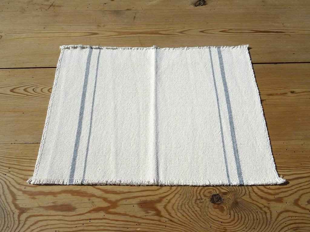 Barrydale Hand Weavers Tischset "Grey Stripe"