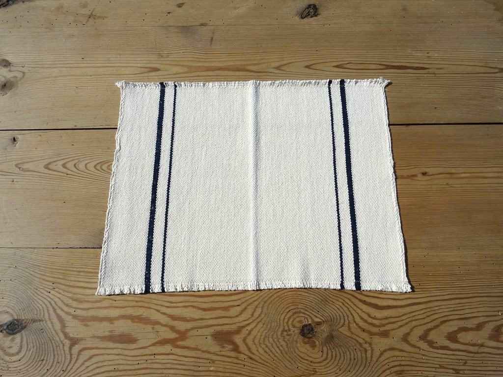 Barrydale Hand Weavers Tischset "Navy Stripe"