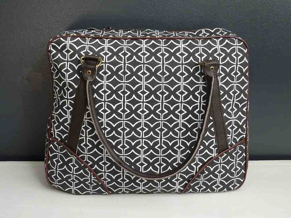 Mongoose Day Bag "Mudcloth Cream/Charcoal"