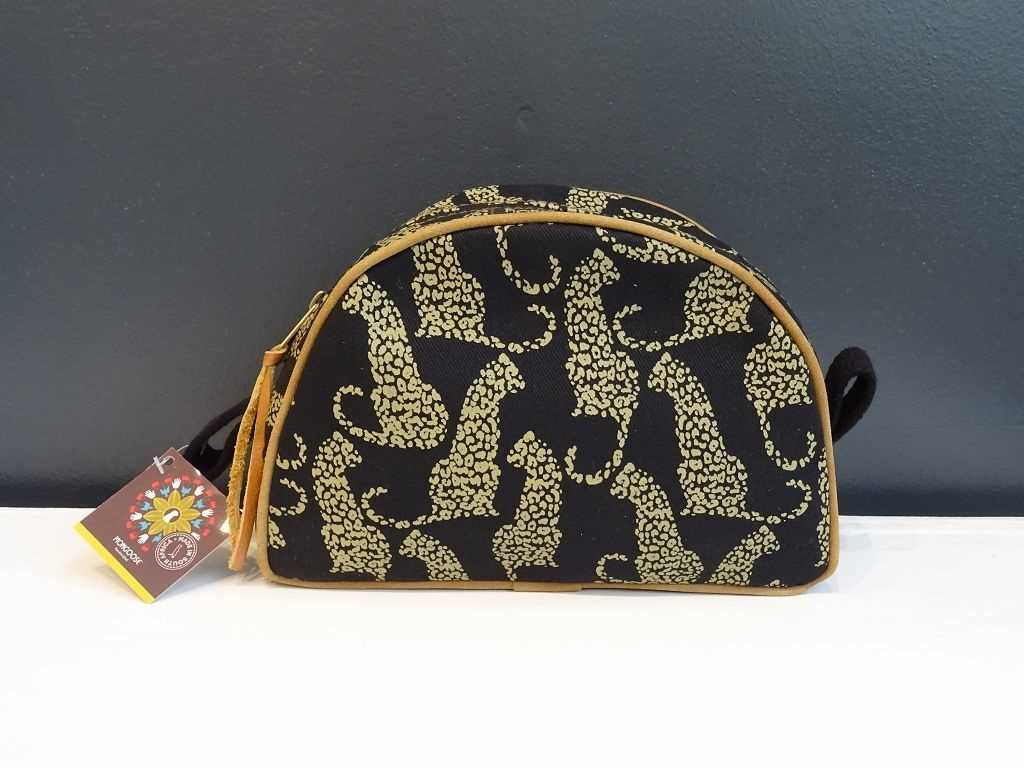 Mongoose Misi Bag handcrafted "Leopard Natural/Black"