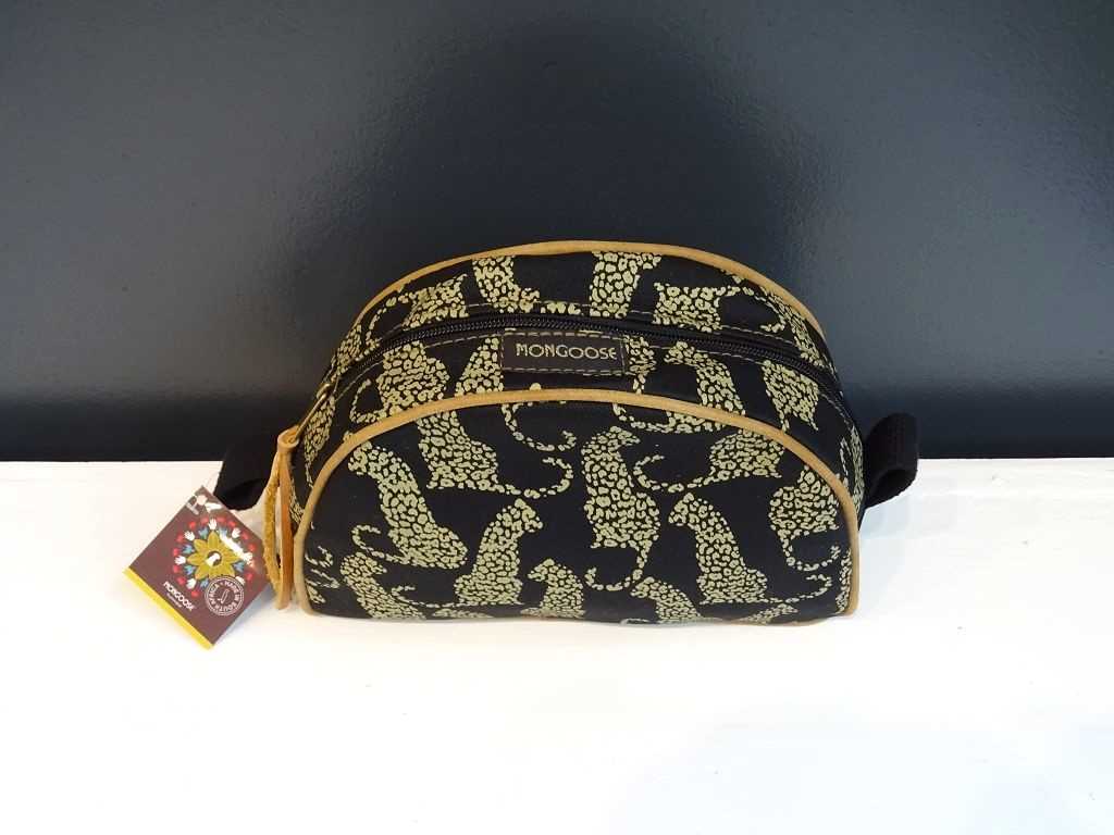 Mongoose Misi Bag handcrafted "Leopard Natural/Black"