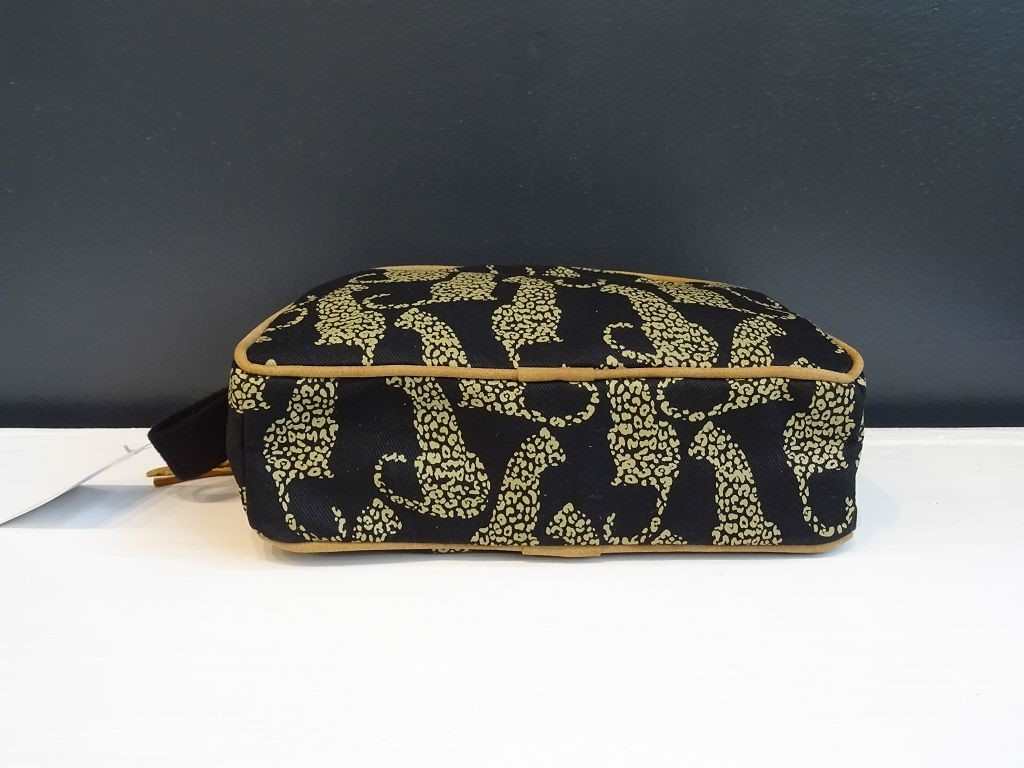Mongoose Misi Bag handcrafted "Leopard Natural/Black"