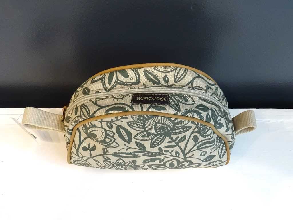 Mongoose Misi Bag handcrafted "Lira Dark Olive/Natural"