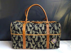 Mongoose Weekend Bag "Leopard Natural/Black" handcrafted