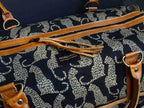 Mongoose Weekend Bag "Leopard Natural/Black" handcrafted