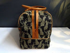 Mongoose Weekend Bag "Leopard Natural/Black" handcrafted