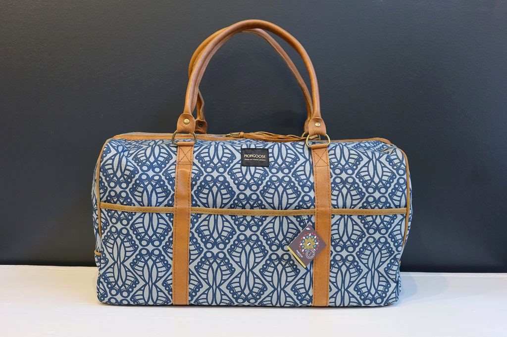 Mongoose Weekend Bag "Jembe Teal/Mint" handcrafted