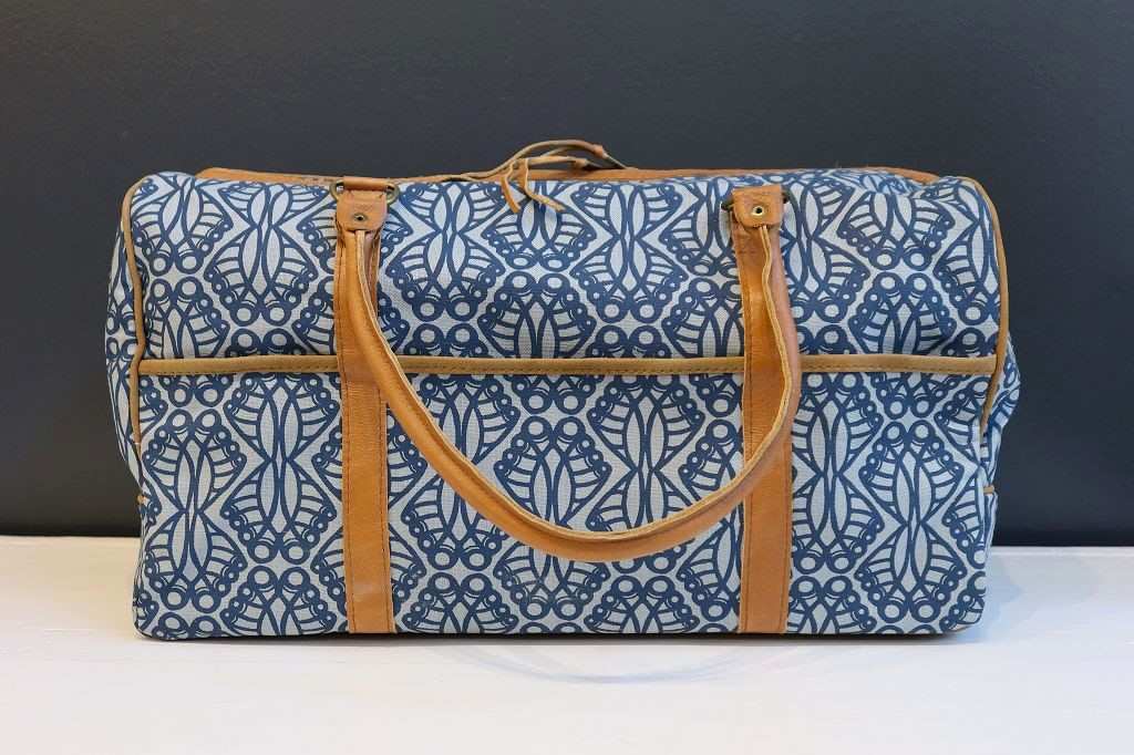 Mongoose Weekend Bag "Jembe Teal/Mint" handcrafted