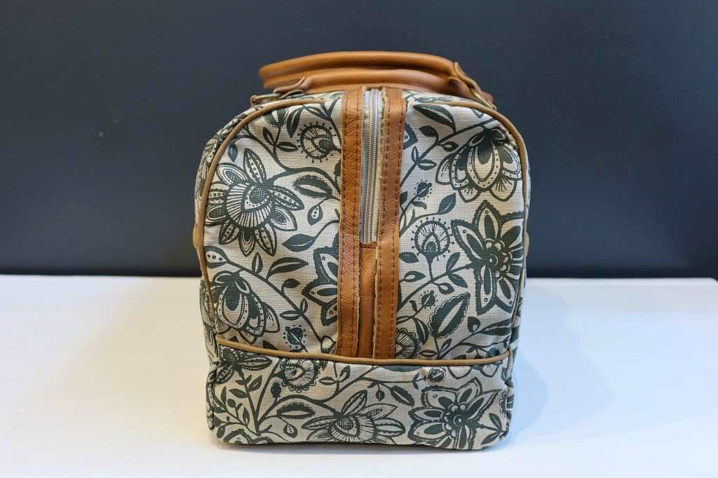 Mongoose Weekend Bag "Lira Dark Olive/Natural" handcrafted