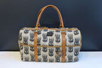 Mongoose Weekend Bag "Pincushion Charcoal/Natural" handcrafted