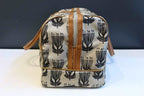 Mongoose Weekend Bag "Pincushion Charcoal/Natural" handcrafted