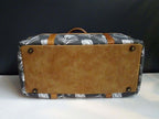 Mongoose Weekend Bag "Sugarbush Cream/Charcoal" handcrafted