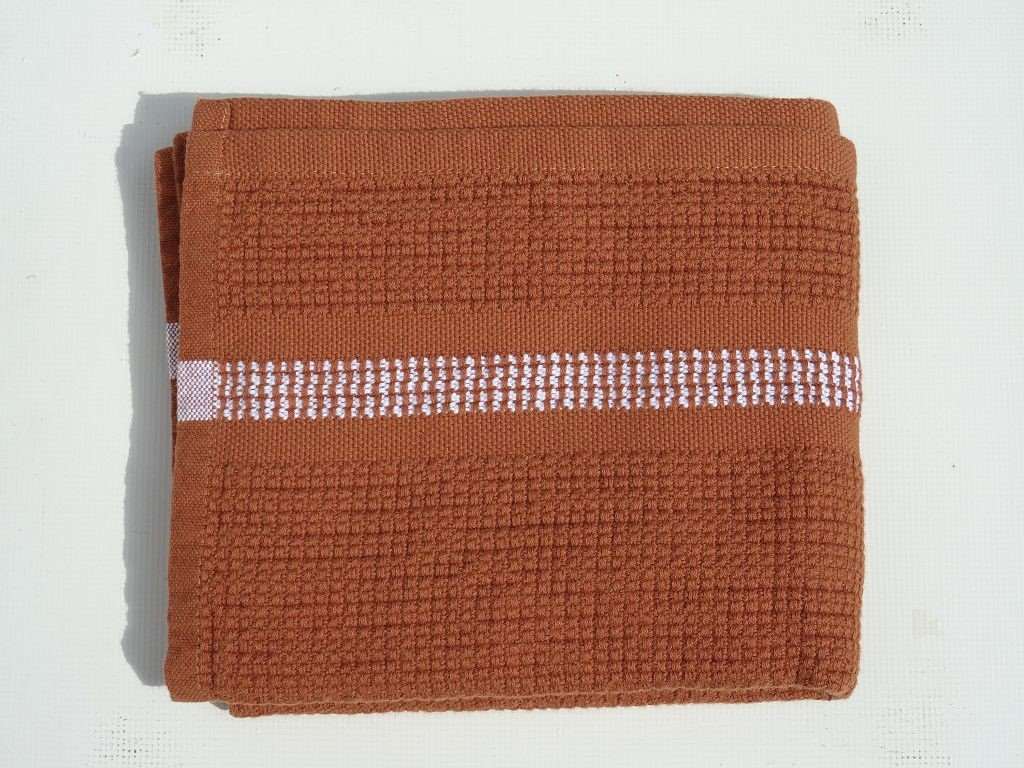 Mungo Block Rib Towel Handtuch "Russet"