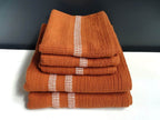 Mungo Block Rib Bath Towel Badetuch "Russet"