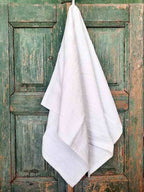 Mungo Block Rib Towel Handtuch "White"