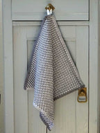 MUNGO Facecloth Grey ein kleiner Waschlappen in Weiß rau gewebt aus südafrikanischer Baumwolle 