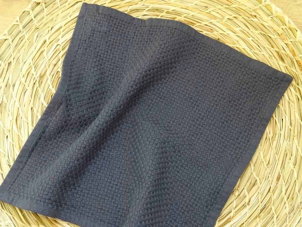 Mungo Interlace Facecloth Waschlappen "Slate"