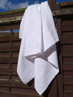 Mungo Block Rib Bath Towel Badetuch "White"