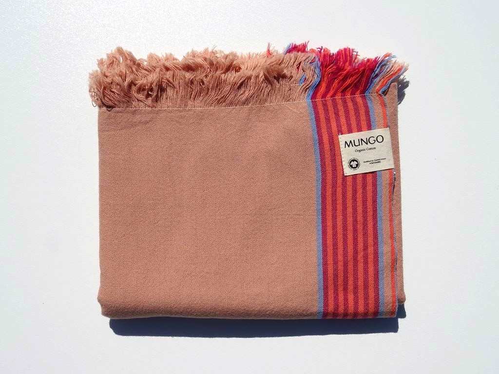 Mungo Organic Ruti Kikoi Baumwolltuch "Apricot"