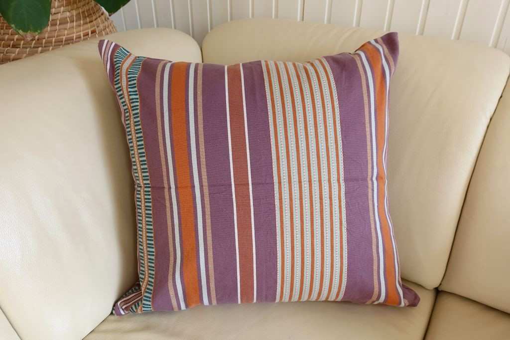 Mungo Sahara Stripe Cushion Cover Kissenhülle 60x60"Nomad"