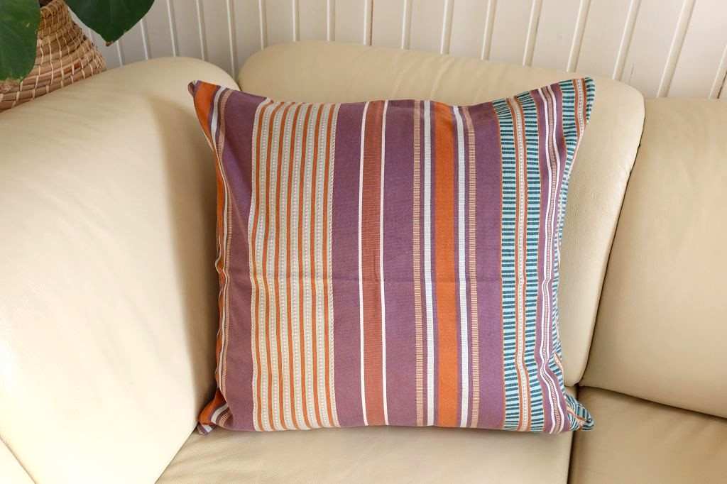 Mungo Sahara Stripe Cushion Cover Kissenhülle 60x60"Nomad"