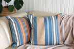 Mungo Sahara Stripe Cushion Cover Kissenhülle 60x60 "Oasis"