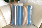 Mungo Sahara Stripe Cushion Cover Kissenhülle 60x60 "Oasis"