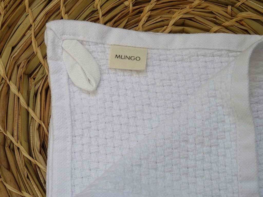 Mungo Interlace Facecloth Waschlappen "White"