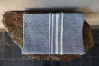 Barrydale Hand Weavers Contemporary Towel Variegated Stripes "Indigo"