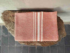 Barrydale Hand Weavers Contemporary Towel Variegated Stripes "Karoo Orange"