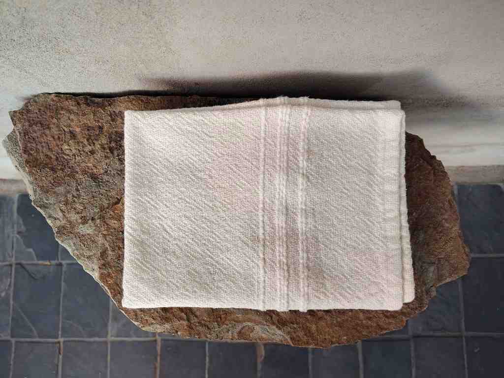 Barrydale Hand Weavers Country Towel Variegated Stripes "Natural"