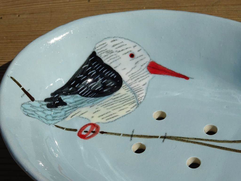 Gemma Orkin Keramik Seifenschale Blau "Kingfisher"
