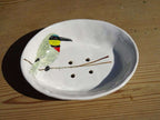 Gemma Orkin Keramik Seifenschale Weiss "Bee-Eater"